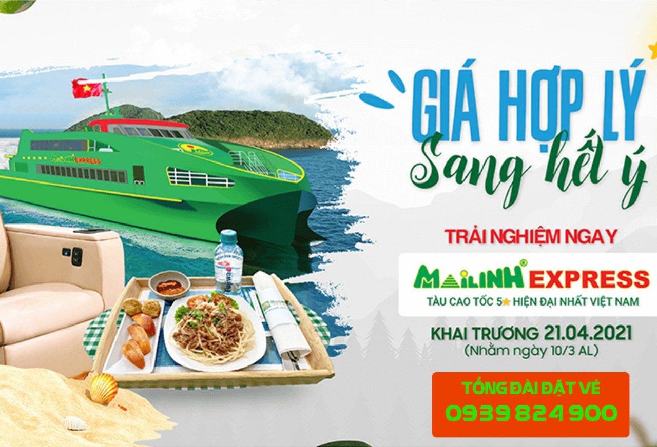 Vé tàu cao tốc Mai Linh Express Cần Thơ đi Côn Đảo